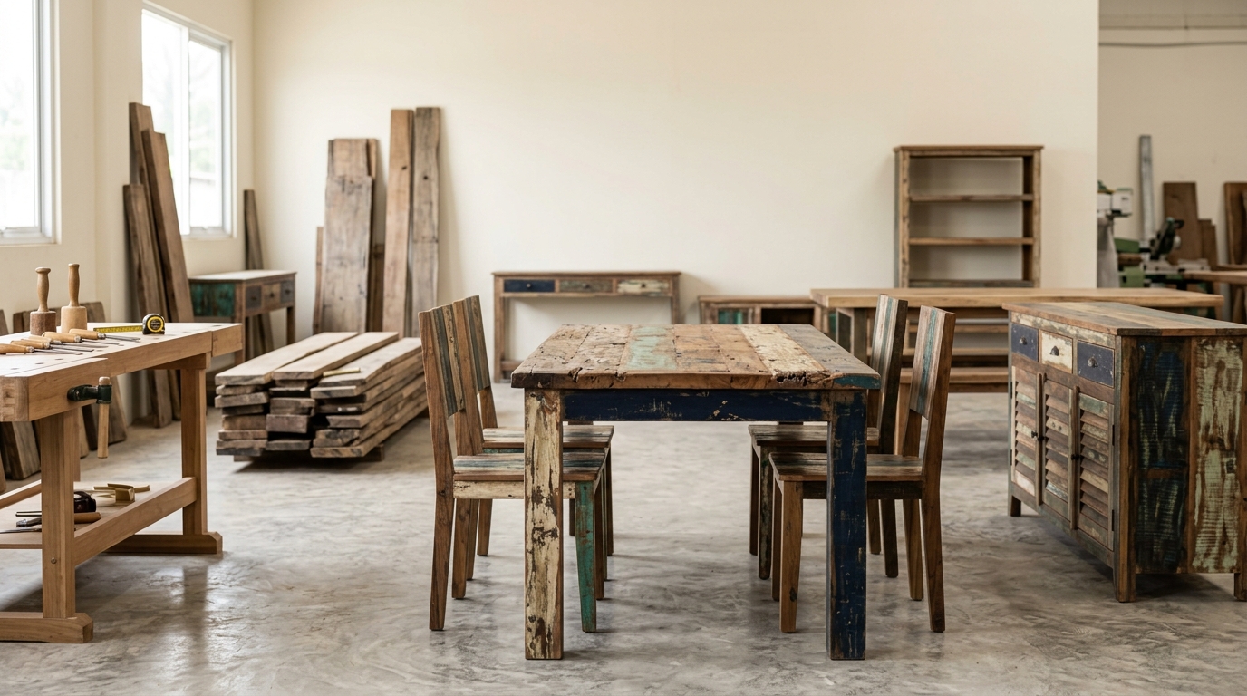 boat wood furniture Indonesia, Boat Wood Furniture Indonesia: The Complete Sourcing Guide for Eco Retailers, in United…