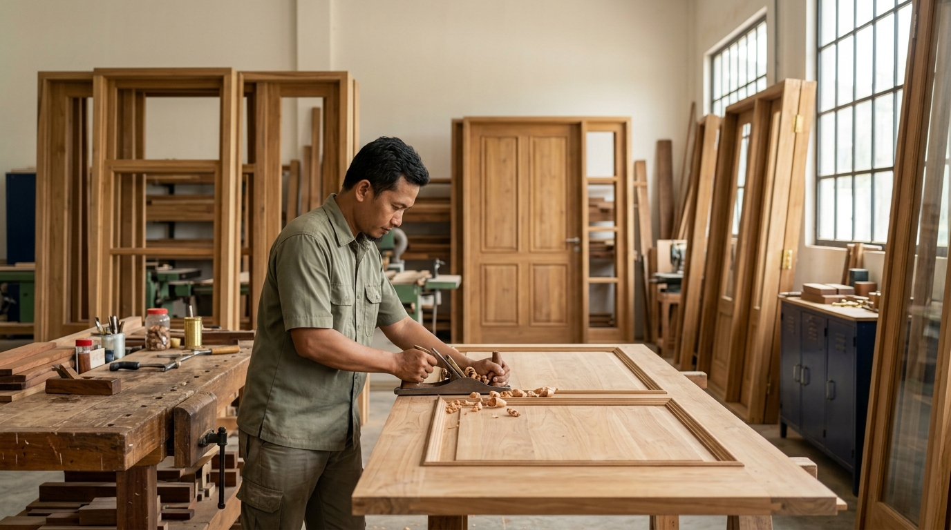 indonesian wooden doors window frames export, Indonesian Wooden Doors and Window Frames: Complete B2B Export Guide, in…