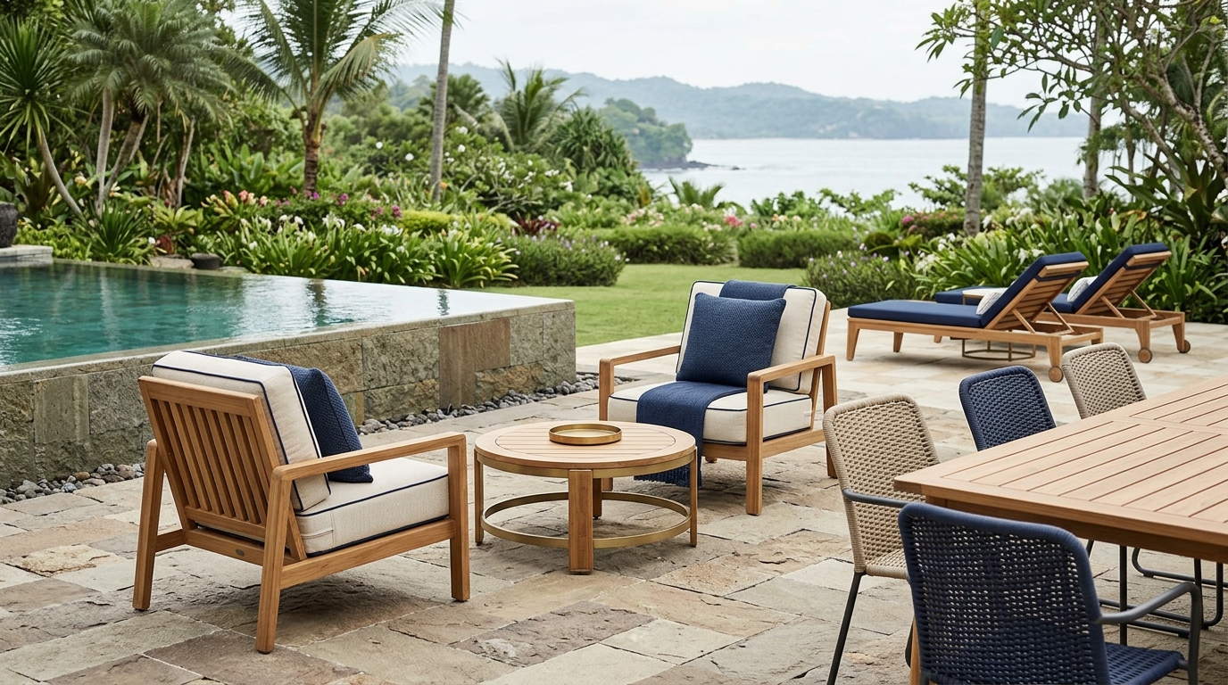 outdoor furniture for hotels and resorts Indonesia, Outdoor Furniture for Hotels and Resorts Indonesia: A Complete Sourcing…