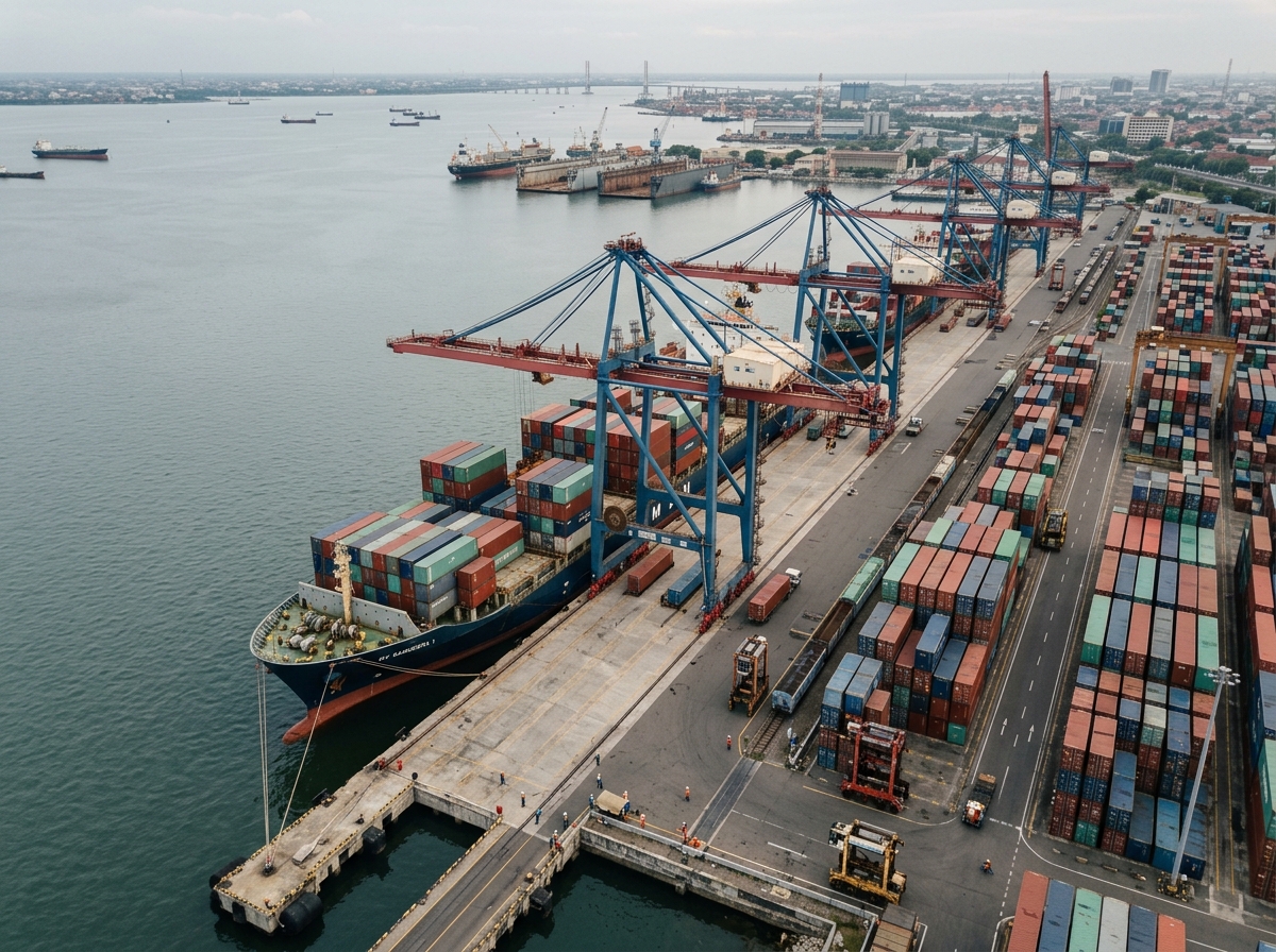 Tanjung Perak port Surabaya container terminal