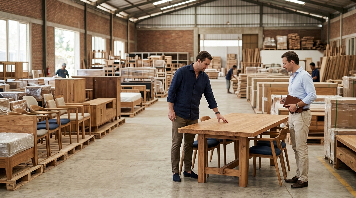 sourcing furniture from Indonesia, Sourcing Furniture from Indonesia: The Complete B2B Importer's Guide, in United States,…